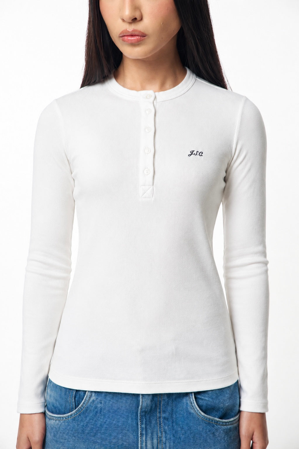 THE PERFECT HENLEY - WHITE